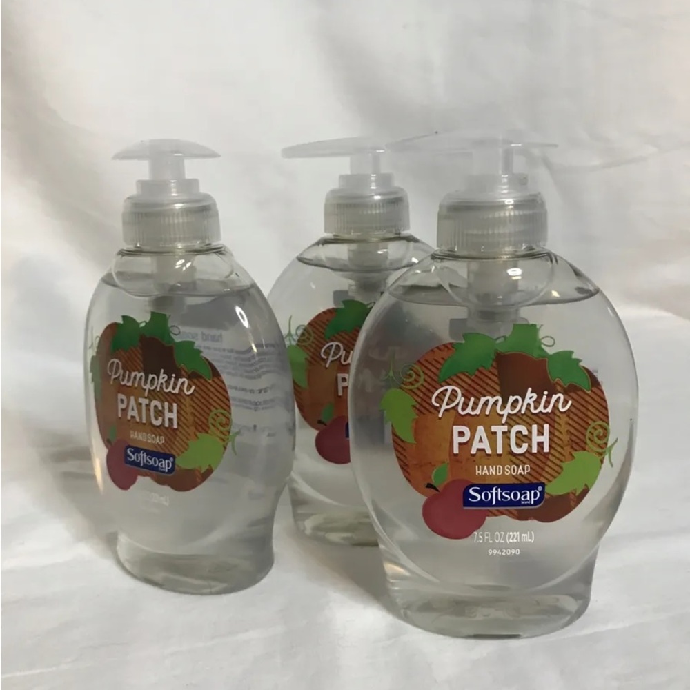 3 Softsoap Pumpkin Patch Hand Soap Limited Edition Design 7.5 OZ New